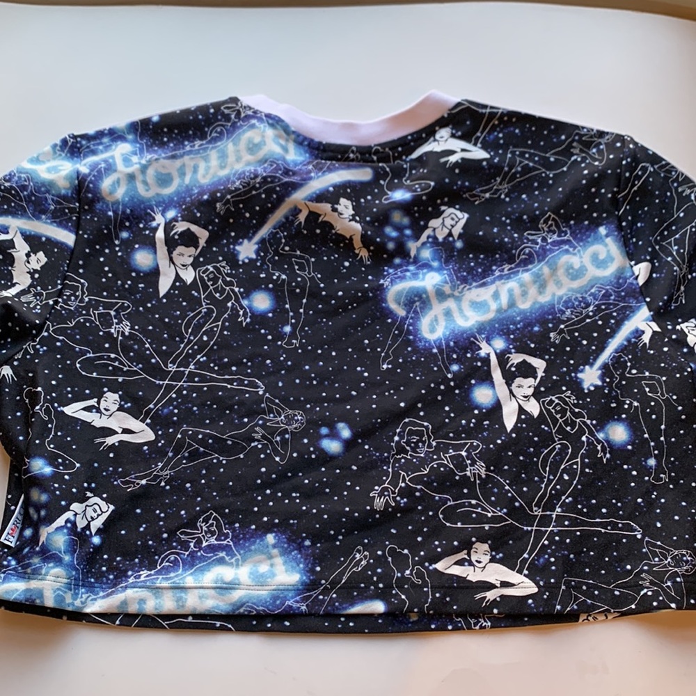 Adidas x Fiorucci Graphic Cropped Tee Size L - Picture 5 of 6
